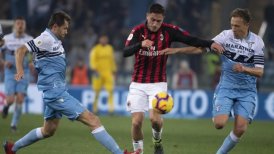 Lazio y Milan no se sacaron ventajas en las semifinales de Copa Italia