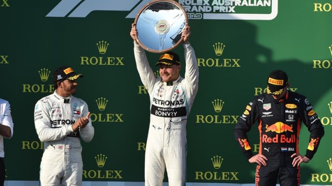 Valtteri Bottas sorprendió y ganó el Gran Premio de Australia en la Fórmula 1
