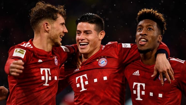Bayern Munich vapuleó a Mainz con un triplete de James Rodríguez