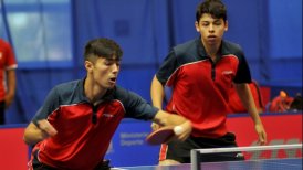 Chile ganó tres medallas de oro en dobles en el Sudamericano Juvenil de tenis de mesa