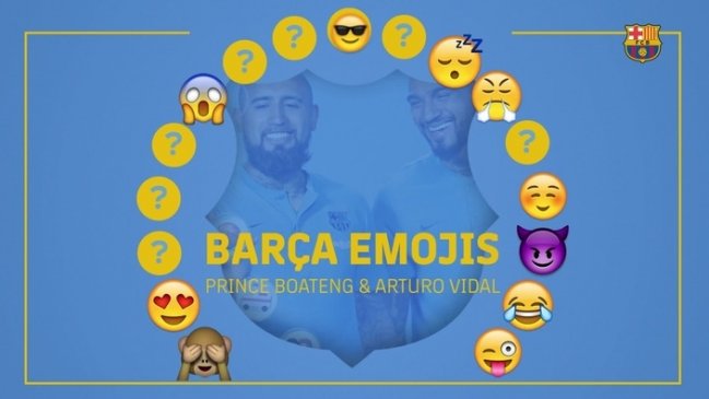 El divertido desafío de emojis que realizó Arturo Vidal en FC Barcelona