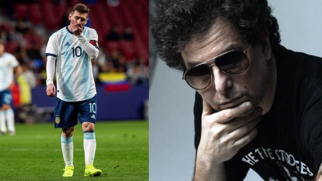 Andrés Calamaro en faceta de columnista de fútbol: "Messi no es el problema"