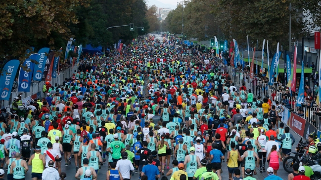 Una nueva edición del Maratón de Santiago se llevará a cabo este domingo en la capital