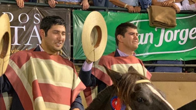 Alfredo Díaz y Pablo Aninat se coronaron en el Campeonato Nacional de Rodeo