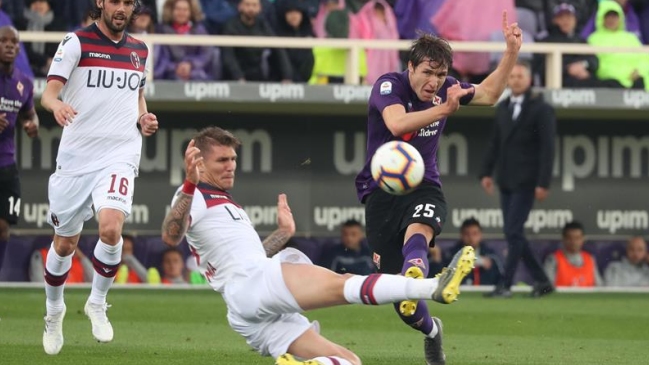 Bologna de Erick Pulgar se complicó en la Serie A con empate ante Fiorentina