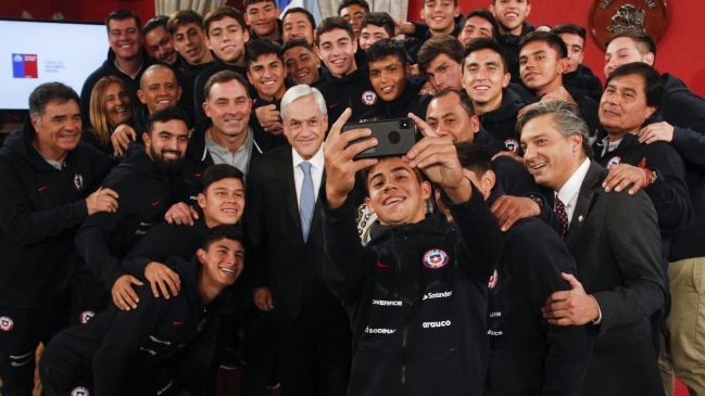 Presidente Piñera recibió a la sub 17: Los necesitamos para el 2030