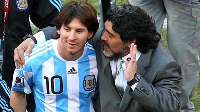 El día que Diego Maradona aconsejó a Lionel Messi cómo patear tiros libres