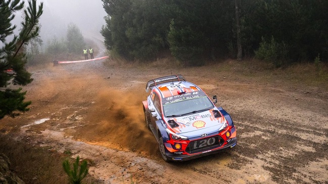 Noruego Andreas Mikkelsen marcó el mejor tiempo en el Shakedown del Rally de Chile