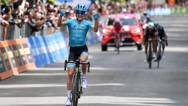 El español Pello Bilbao triunfó en la séptima etapa del Giro de Italia