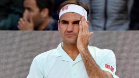 Roger Federer abandonó el Masters 1.000 de Roma por lesión en la pierna derecha