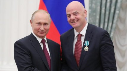 Gianni Infantino recibió en Rusia la medalla estatal "Orden de la Amistad"