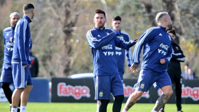 Lionel Messi entrenó con Argentina por primera vez con miras a la Copa América