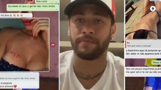 Neymar se defendió tras ser acusado de violación y expuso fotos íntimas de la denunciante