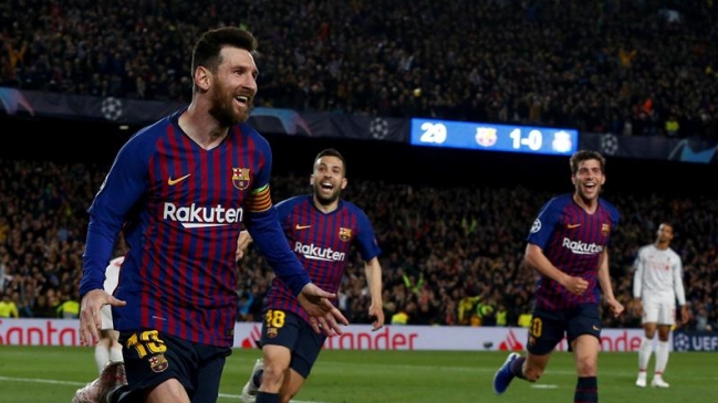 Tiro libre de Messi a Liverpool fue el mejor gol de la Liga de Campeones 2018-2019