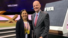 Ministra del Deporte habló sobre candidatura para el Mundial 2030 con el presidente de la FIFA