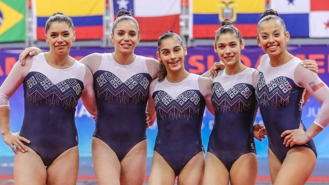 Chile logró medalla de plata en Campeonato Sudamericano de Gimnasia Artística