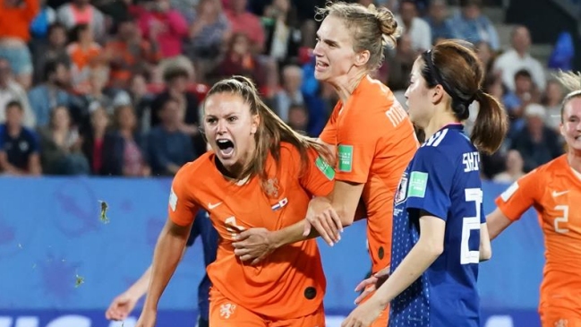 Holanda batió a Japón y se medirá con Italia en cuartos de final en el Mundial Femenino