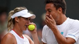 Alexa Guarachi y su compañero Mies cedieron ante la experiencia de Andy Murray y Serena Williams en Wimbledon