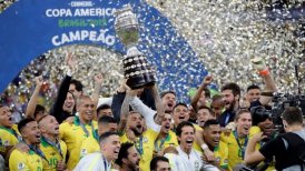 ¡Campeones! Brasil derribó en trabajado duelo a Perú y se coronó en su Copa América