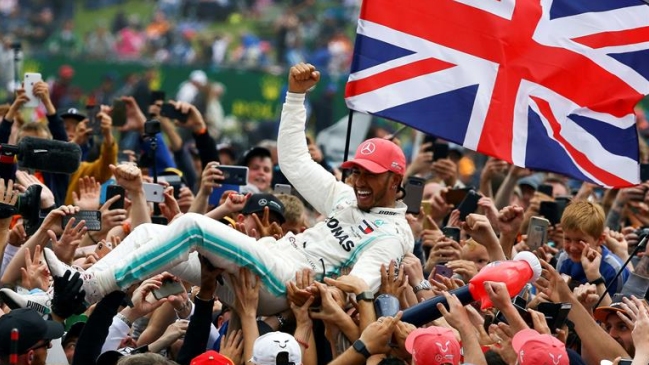 Lewis Hamilton se hizo fuerte en casa y ganó el Gran Premio de Gran Bretaña