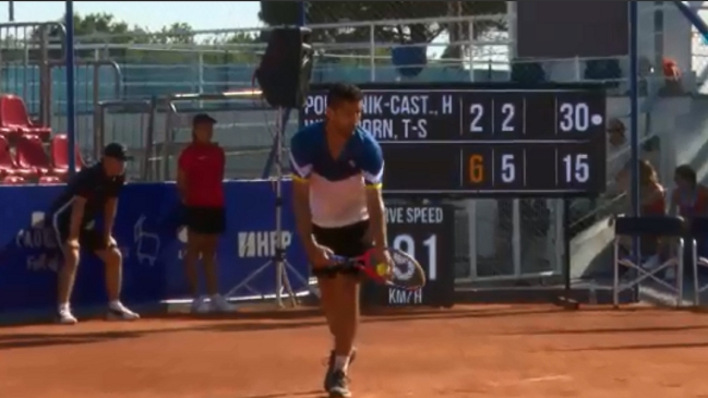 Hans Podlipnik perdió en su estreno en el cuadro de dobles del ATP de Umag