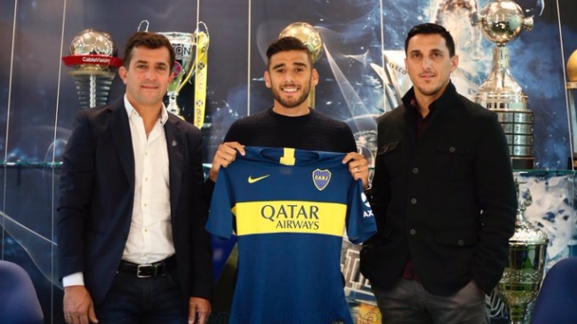 Eduardo Salvio fue presentado como nuevo refuerzo de Boca Juniors