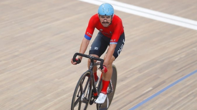 Felipe Peñaloza logró bronce para Chile en el Omnium del ciclismo de pista en Lima 2019