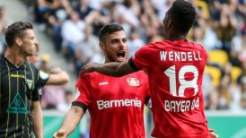 Bayer Leverkusen goleó a Aachen con Aránguiz de titular y avanzó en la Copa de Alemania