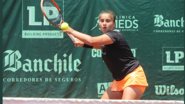 Bárbara Gatica fue eliminada en cuartos de final de singles en Guayaquil