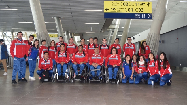 Juegos Parapan Lima 2019: Partió primer grupo de atletas chilenos