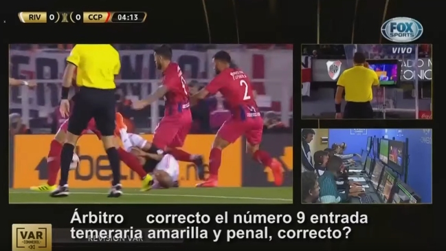 Conmebol publicó audios del VAR para transparentar cobros en duelo de River ante Cerro Porteño