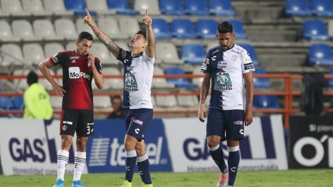 Víctor Dávila aportó con un gran gol en la victoria de Pachuca sobre Atlas de Lorenzo Reyes