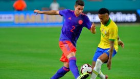 Brasil y Colombia animaron un vibrante empate en el retorno de Neymar a las canchas