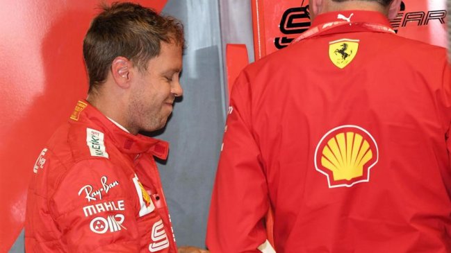 Vettel se quejó tras la qualy en Monza de no recibir ayuda de su compañero de escudería