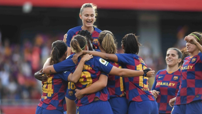 FC Barcelona femenino aplastó por 9-1 a CD Tacón de Madrid en la liga española