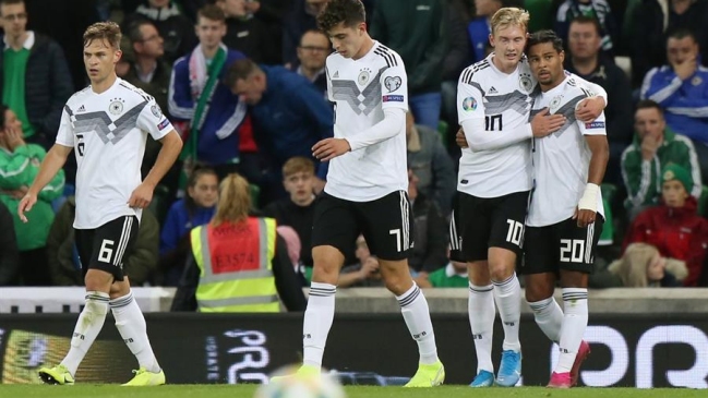 Alemania cortó el invicto de Irlanda del Norte y tomó liderato de su grupo rumbo a la Euro 2020