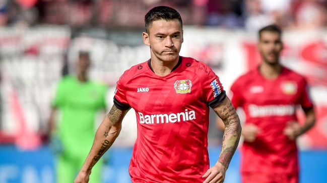 Charles Aránguiz actuó todo el partido en victoria de Bayer Leverkusen ante Unión Berlín
