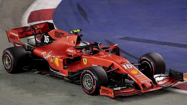 La grilla de salida del Gran Premio de Singapur de la Fórmula 1