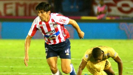 Matías Fernández vio acción en contundente triunfo de Junior frente a Jaguares