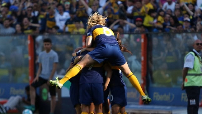 Boca Juniors arrolló a River Plate en el primer Superclásico femenino de Argentina