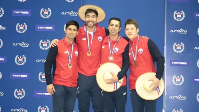 Repletaron el podio: Chilenos ganaron las cuatro medallas del sable en Sudamericano de esgrima