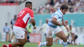 Argentina logró su primera victoria en el Mundial de Rugby tras vencer con holgura a Tonga