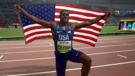 Christian Coleman renunció a los 200 metros, aunque correrá el relevo 4x100 en el Mundial