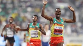 Muktar Edriss revalidó su corona mundial en los 5.000 metros