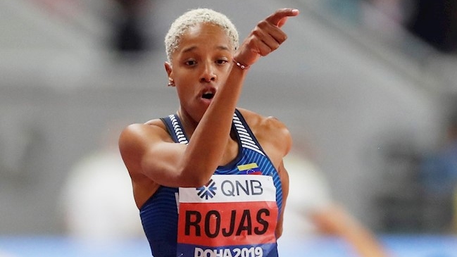 Yulimar Rojas se impuso a Caterine Iribargüen y logró el oro en el salto triple en Doha