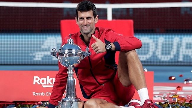 Novak Djokovic ganó el ATP de Tokio por primera vez en su carrera tras vencer a John Millman