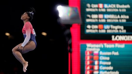 La magnífica actuación de Simone Biles en la final por equipos femenina del Mundial de Stuttgart