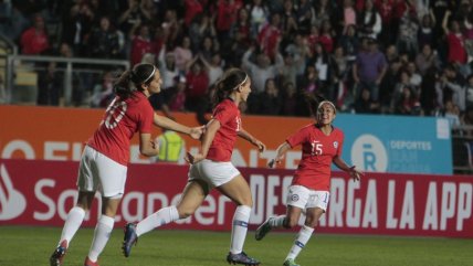 La selección chilena femenina logró contundente victoria sobre Uruguay en Rancagua