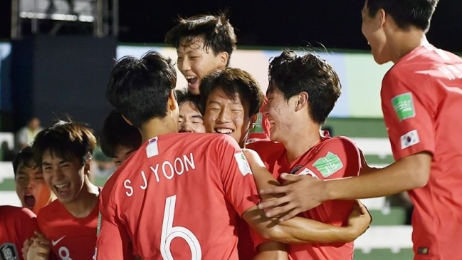 Corea del Sur venció ajustadamente a Haití y Chile quedó último de su grupo en el Mundial sub 17
