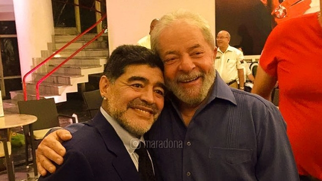 Diego Maradona celebró la liberación a Lula da Silva: "Hoy se hizo justicia"